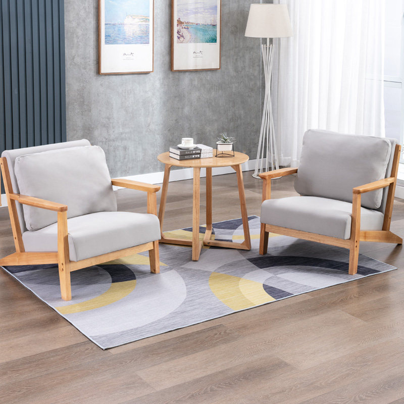 单人沙发椅休闲椅单人椅简约单椅咖啡厅沙发新中式北欧主卧房椅子