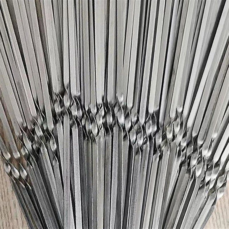 烧烤签子 不锈钢烧烤扁签 羊肉串签子 烤肉户外签子 钎子 包邮,厨房/烹饪用具,烧烤夹/叉/铲/针,淘宝优惠券,粉丝福利购,淘宝优惠卷