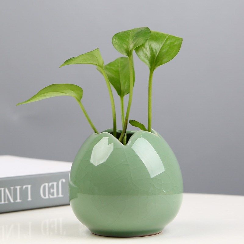 洗手间小口径陶瓷花瓶摆件做旧橱柜装饰小号水养卫生间花边普通,家居饰品,花瓶,淘宝优惠券,粉丝福利购,淘宝优惠卷