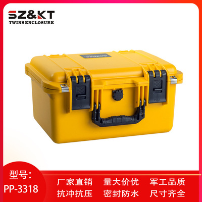 安得保厂家直销PP-3318塑料仪器箱机架箱手提安全箱