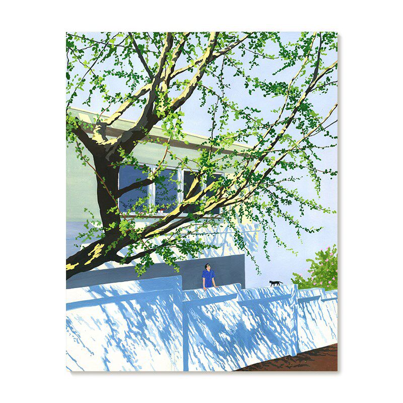 【特惠捡漏】插画师Park Hye复刻艺术版画清新治愈系风景装饰画芯