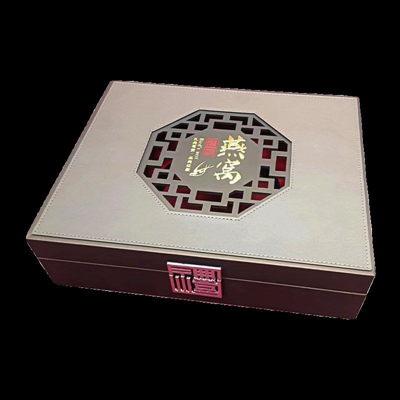 新款燕窝礼盒高档包装盒礼品盒木盒贴皮礼盒250g500g天然燕窝空盒,包装,礼品盒,淘宝优惠券,粉丝福利购,淘宝优惠卷