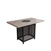 寸和 火锅店桌椅组合烤肉店大理石圆桌饭店茶楼铁艺沙发卡座商用