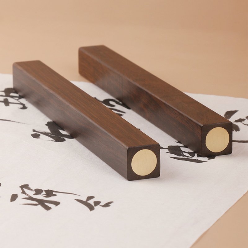 22cm礼盒黑枝木镶铜含铁镇尺镇纸紫檀木素面镇纸毛笔书法压纸书镇,文具电教/文化用品/商务用品,镇纸,淘宝优惠券,粉丝福利购,淘宝优惠卷