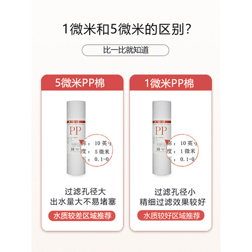 净水器滤芯通用家用10寸pp棉滤芯聚丙烯前置过滤器纯净饮水机配件