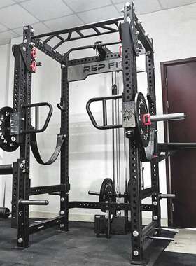 REP商用组合深蹲框架V2框式深蹲卧推架综合力量训练器械