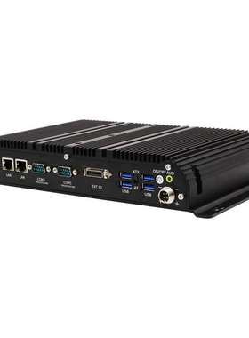 新款双网多串口迷你主机赛扬工业主机J4125/J6412嵌入式工控电