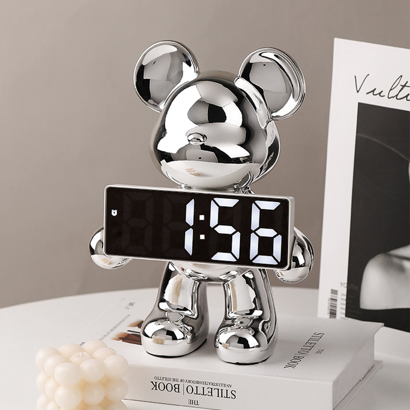 暴力熊摆件创意存钱罐电镀公仔现代客厅酒柜电视柜桌面卡通装饰品,家居饰品,装饰摆件,淘宝优惠券,粉丝福利购,淘宝优惠卷