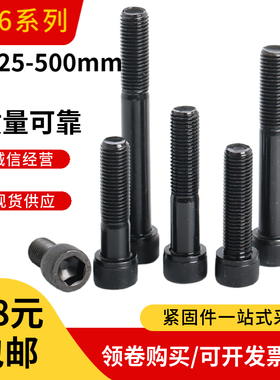 12.9级内六角螺丝杯头M16x260x270x280x290x300x310x320x330x340