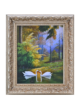 欧式复古画框定制数字油画框外框条边框定做水彩素描画装裱挂墙