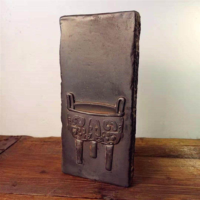 中式复古汉砖老青砖金砖雕刻青铜花器文房家居摆件研学传拓片制作,家居饰品,装饰摆件,淘宝优惠券,粉丝福利购,淘宝优惠卷