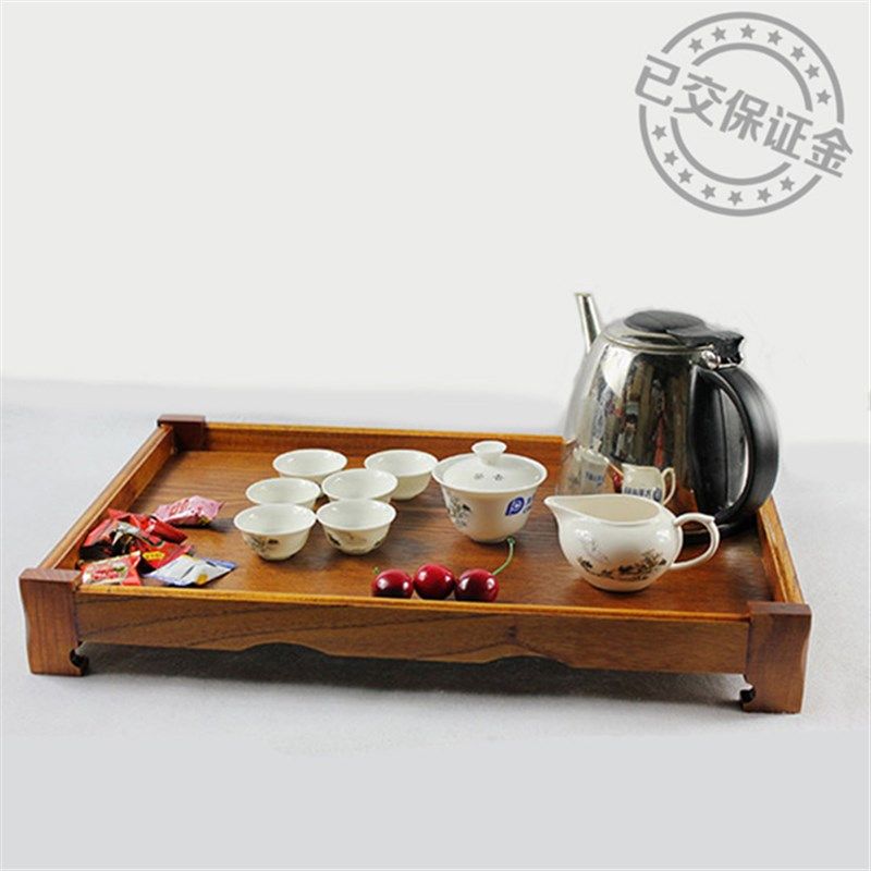 木质高脚茶盘 野餐盘韩式贡品长方形复古托盘 露营喝茶创意摆件,餐饮具,餐用托盘,淘宝优惠券,粉丝福利购,淘宝优惠卷