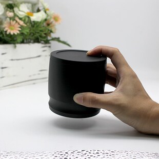 HG1咖啡机带盖全铝接粉器粉杯咖啡布粉杯防飞粉58mm磨豆机小豆仓