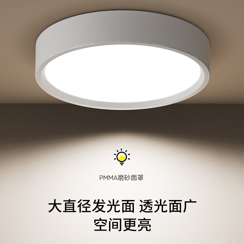 圆形明装筒灯 免钻孔吸顶客厅卧室玄关背景走廊过道LED天花灯射灯,家装灯饰光源,明装筒灯,淘宝优惠券,粉丝福利购,淘宝优惠卷