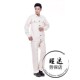 白色4X4全棉帆布长袖 电工防护劳保工作服 工作服电焊服焊接服套装