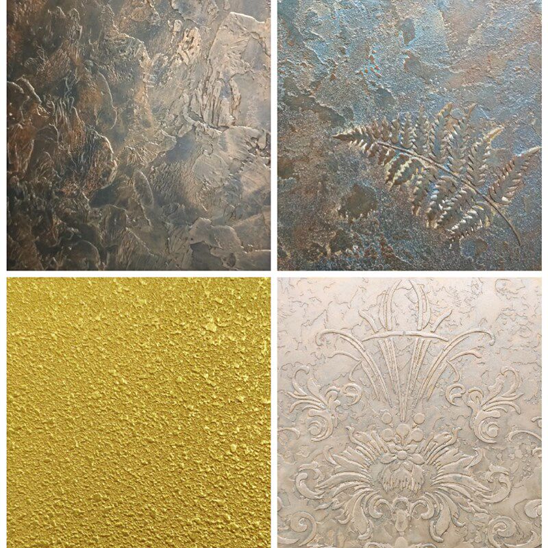 万磊五合一净味骨浆浮雕内外墙拉毛弹涂质感肌理膏家装工装艺术漆