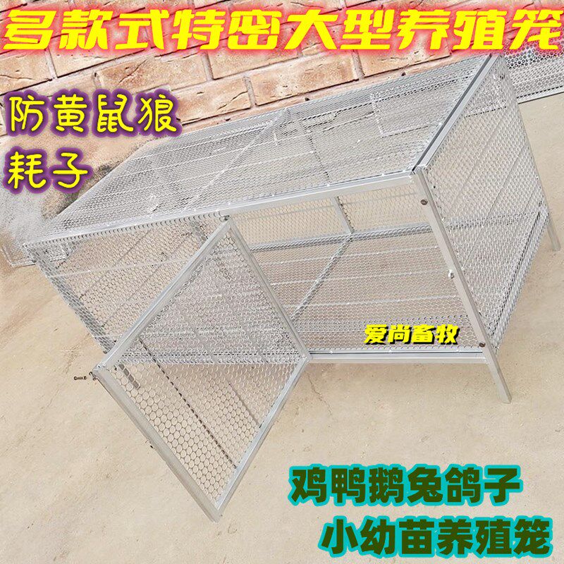 农村户外养殖大小鸡笼子耐用防耗子黄鼠狼超密育雏鸡苗兔子鸽笼子