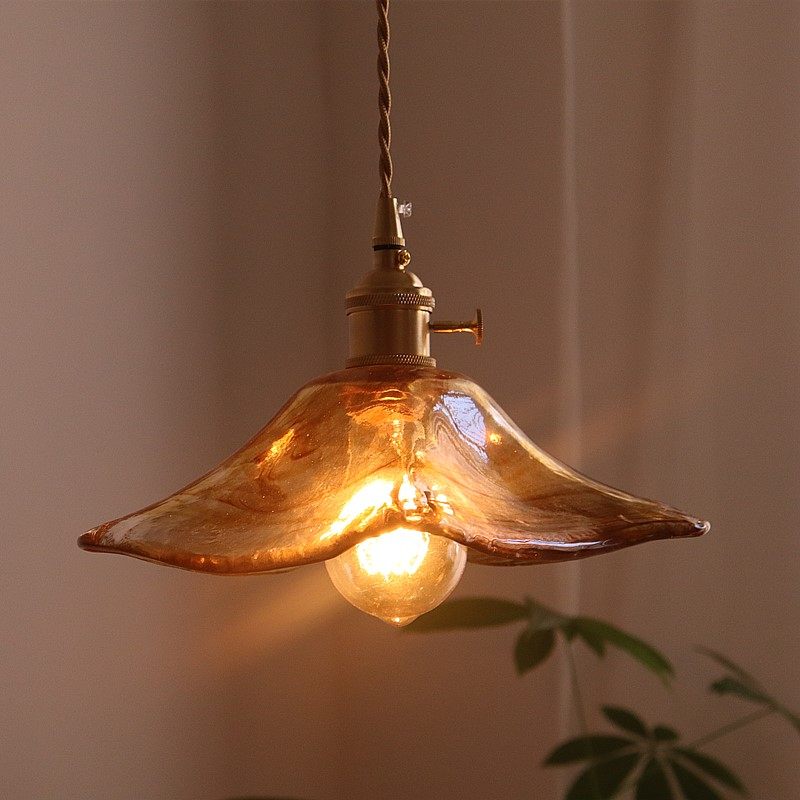 日式复古黄铜玻璃吊灯卧室床头玄关走廊餐厅吧台咖啡店民宿飘窗灯,家装灯饰光源,床头/玄关/吧台/过道吊灯,淘宝优惠券,粉丝福利购,淘宝优惠卷