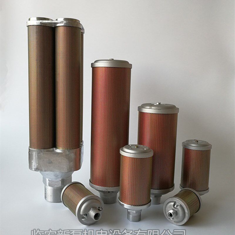 DN80排气消声器XY-30气动隔膜泵3寸消声器法兰接口可加工定制