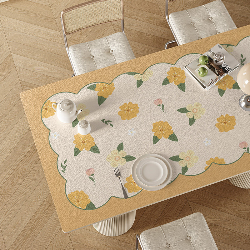田园风餐桌垫防水防油防烫隔热桌布茶几桌面保护垫耐高温皮革台布,居家布艺,桌布,淘宝优惠券,粉丝福利购,淘宝优惠卷