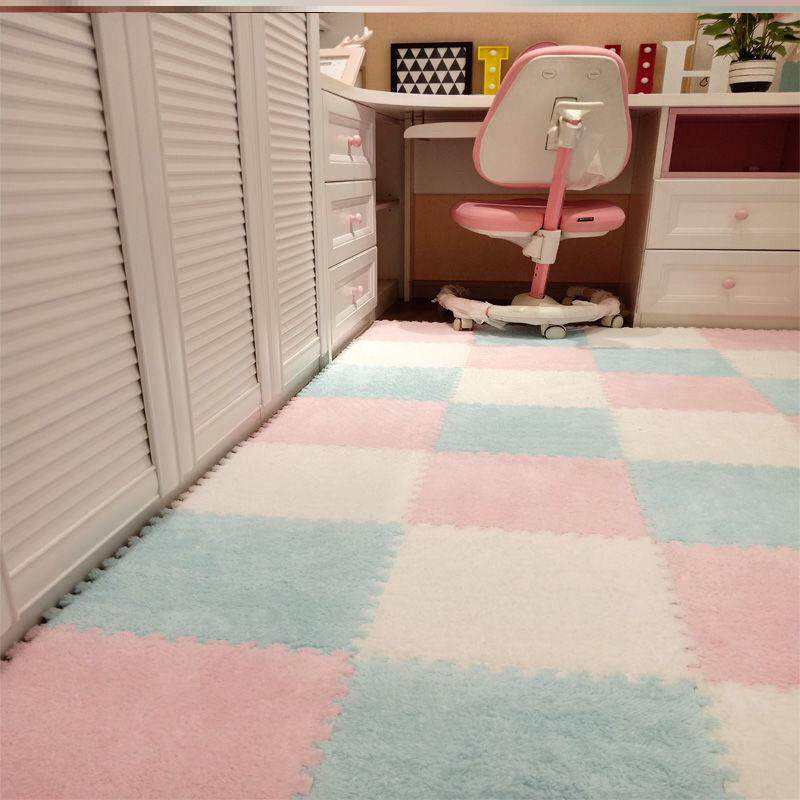 泡沫垫可裁剪卧室绒面地垫拼图床边窗台防潮女生阳台客厅大面积铺