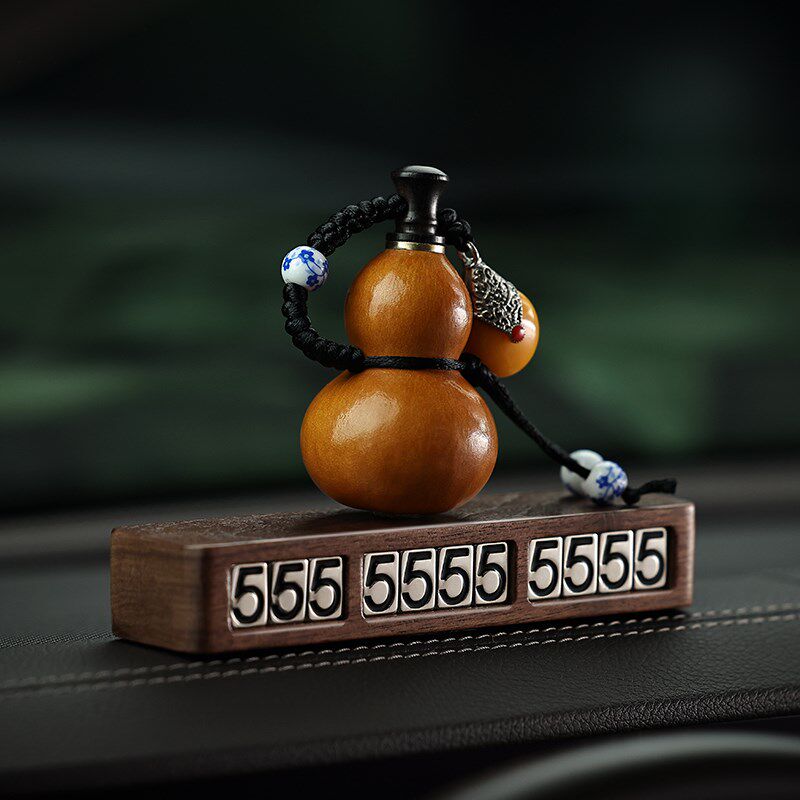 手工葫芦临时停车电话号码牌车载葫芦摆件车内装饰用品车饰大全,汽车用品/电子/清洗/改装,停车号码牌,淘宝优惠券,粉丝福利购,淘宝优惠卷