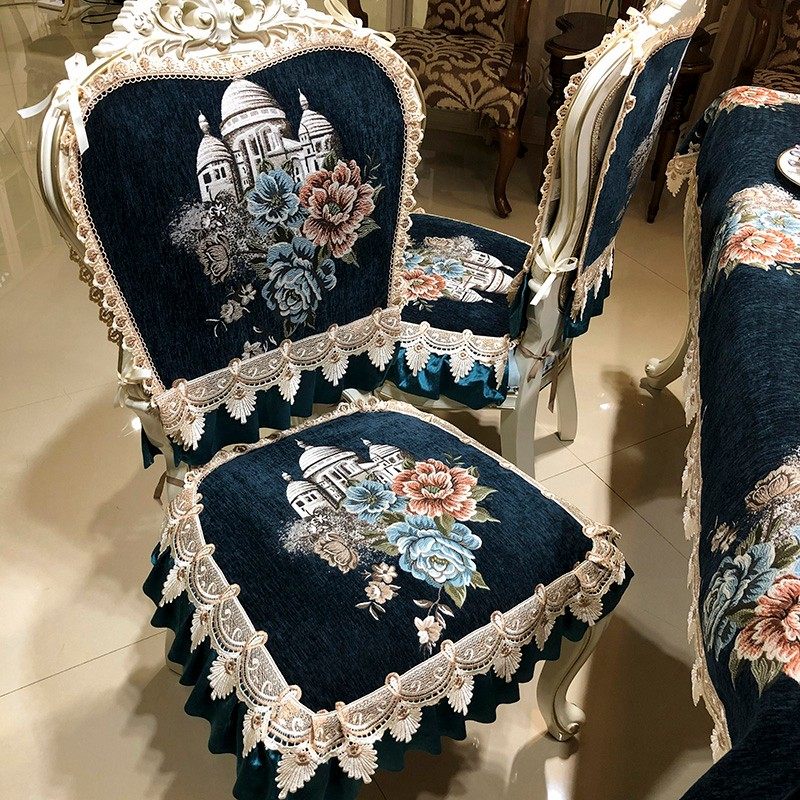 欧式餐桌椅垫套装凳子椅子坐垫四季通用奢华防滑高档家用布艺定做,居家布艺,椅垫,淘宝优惠券,粉丝福利购,淘宝优惠卷