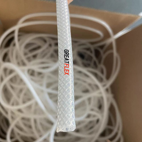 GREATFLEX透明耐高温食品级增强硅胶编织管BG20厂家
