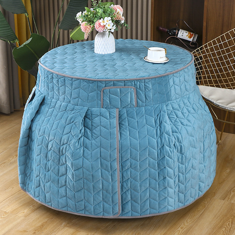 冬季烤火桌子罩套圆形加厚加绒电炉罩套家用圆桌子罩套新款烤火罩,居家布艺,微波炉罩,淘宝优惠券,粉丝福利购,淘宝优惠卷