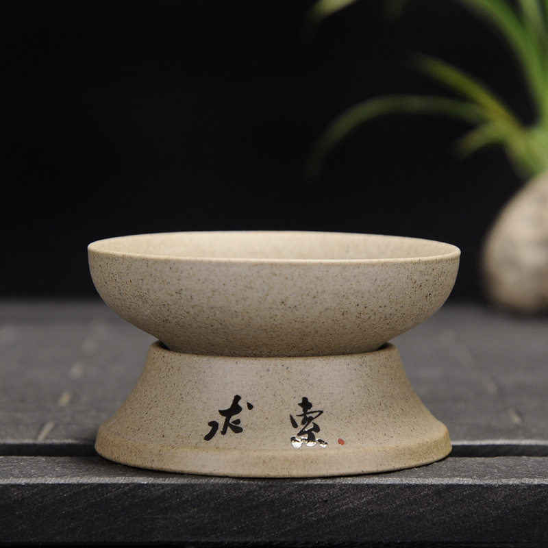 复古粗陶舍得茶漏斗茶滤天然陶瓷紫砂功夫茶道零配创意过滤茶渣器