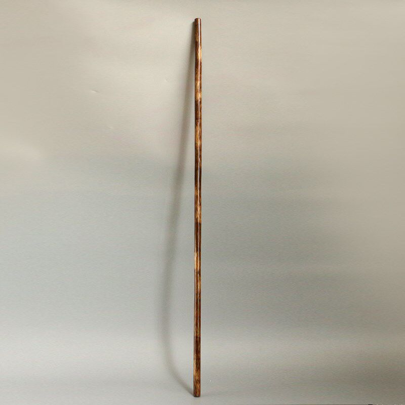 精品手工精磨纯手工精磨天然金丝竹手棍手把件竹雕把玩竹手杖教鞭