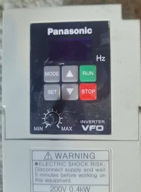 变频器BFV00042GK,0.4KW功率,200V输入