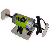 布轮打磨抛光机 大功率台式 可调布轮机1300W抛磨 3118D 迷你强BG