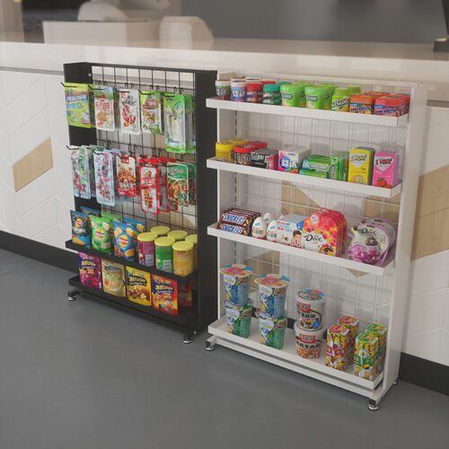 收银吧台前小货架口香糖展示架药店便利店超市零食品小型陈列架子