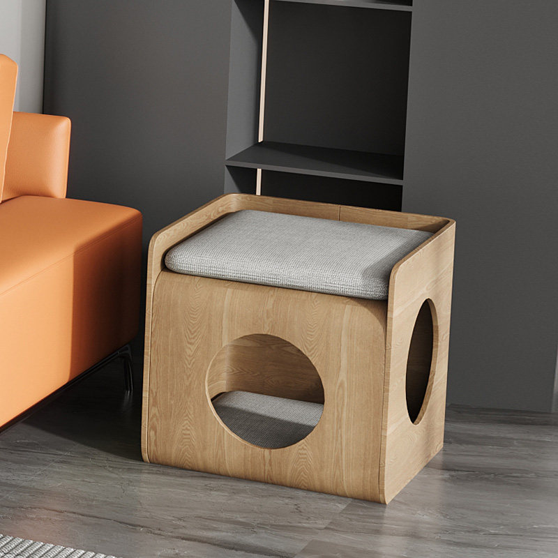 敏盈 人宠共用猫窝边几猫几边柜猫屋 小猫创意家具组合弯板床头柜,住宅家具,角几/边几,淘宝优惠券,粉丝福利购,淘宝优惠卷