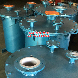 真空引水桶DN32钢衬塑虹吸罐水泵引流负压耐酸碱耐腐蚀化工自吸罐