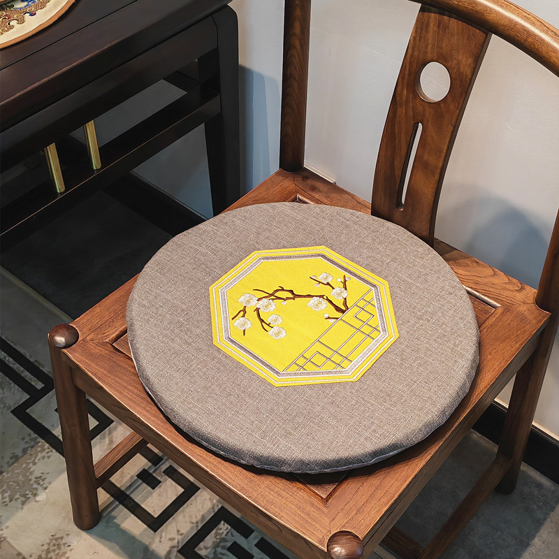 新品圆形坐垫椅垫餐椅中式椅圈椅垫茶室垫实木凳垫冬季藤椅垫蒲团,居家布艺,椅垫,淘宝优惠券,粉丝福利购,淘宝优惠卷