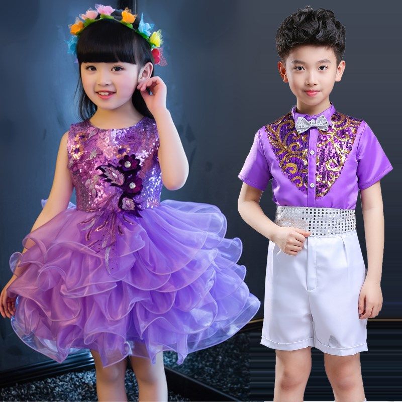 六一儿童合唱服小学生演出服朗诵演讲比赛表演服女童蓬蓬裙舞蹈服,童装/婴儿装/亲子装,儿童演出服,淘宝优惠券,粉丝福利购,淘宝优惠卷