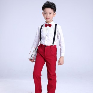儿童演出服中小学生诗词朗诵合唱服幼儿园舞台表演服男童主持礼服