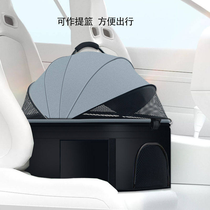宠物外出小推车轻便可折叠狗狗成人滑板车猫咪泰迪手推车提篮分离
