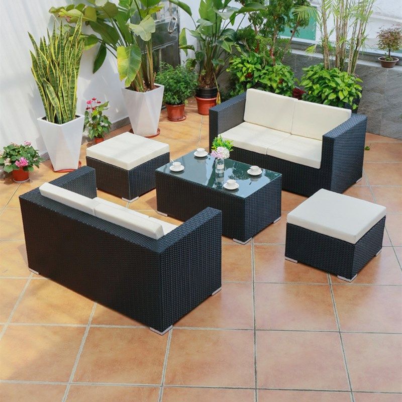 户外藤编沙发庭院室外露天阳台别墅编藤桌椅编藤全铝合金转角沙发,住宅家具,户外沙发,淘宝优惠券,粉丝福利购,淘宝优惠卷