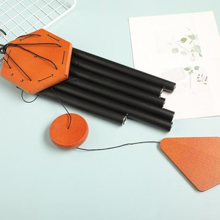 双誉欧式30寸玉润时光精致家居阳台装饰金属六管风铃挂饰礼品