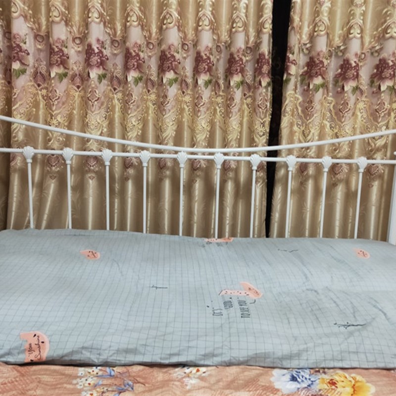 北欧铁艺加宽拼接床儿童床男孩女孩公主床沙发床单人床带护栏边床