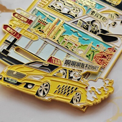 重庆冰箱贴法拉利托儿车动感加大款金属新款创意文创会议纪念礼品