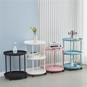 沙发边桌客厅茶几简易小户型家用阳台桌子卧室床头置物架移动边几