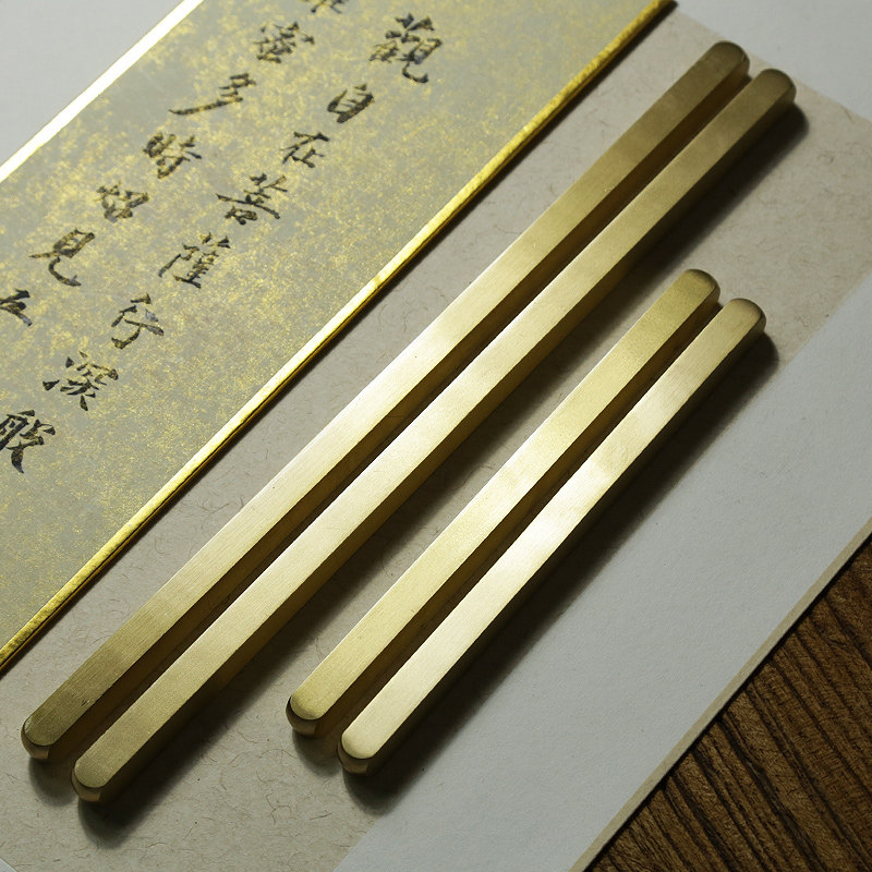 赋比兴 黄铜镇尺 手工铜镇尺书法 简约禅意 铜实心压条压纸 书法,文具电教/文化用品/商务用品,文房四宝,淘宝优惠券,粉丝福利购,淘宝优惠卷