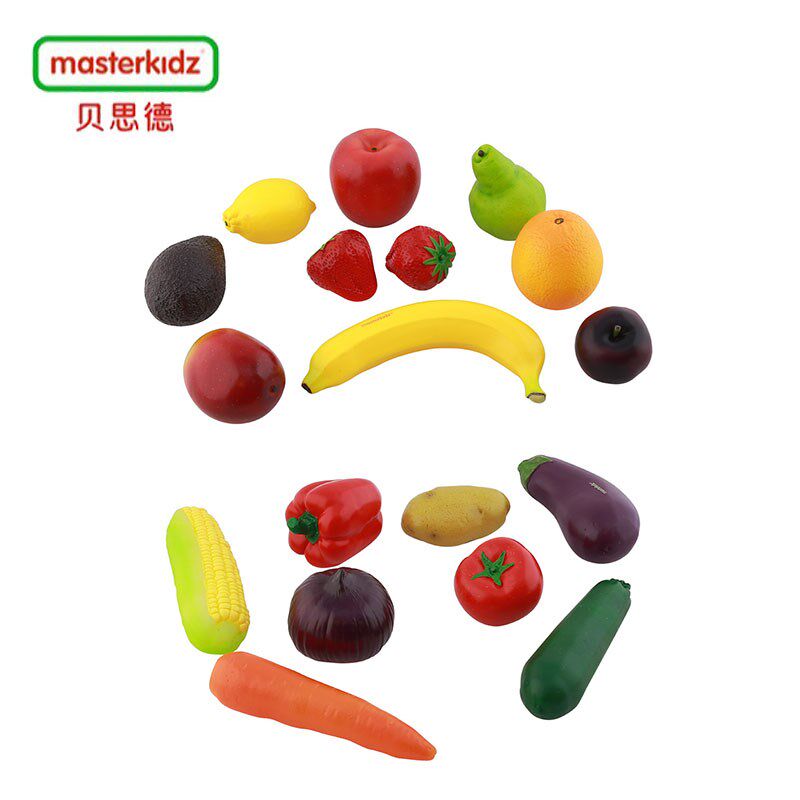 香港贝思德 仿真水果蔬菜套装 儿童过家家玩具角色扮演幼儿园教具,玩具/童车/益智/积木/模型,过家家玩具,淘宝优惠券,粉丝福利购,淘宝优惠卷