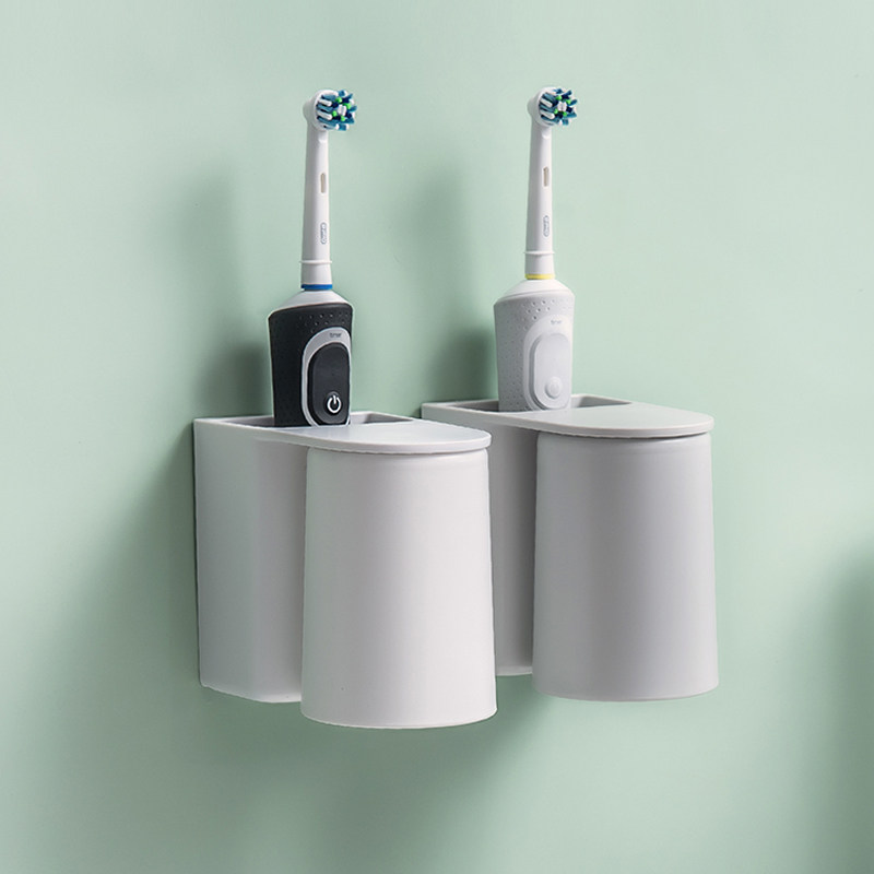 磁吸式壁挂漱口杯牙刷置物架免打孔刷牙杯挂墙式沥水收纳盒情侣杯,家庭/个人清洁工具,牙刷架/牙具座,淘宝优惠券,粉丝福利购,淘宝优惠卷