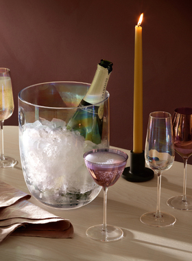 英国LSA黛拉紫水晶玻璃红酒杯高脚香槟杯葡萄酒杯海波杯鸡尾酒杯