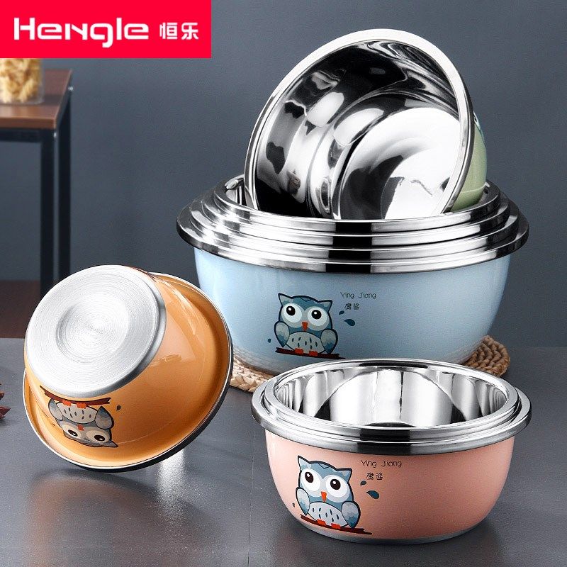 304不锈钢盆子洗菜水果盆和面盆打蛋盆洗脸盆家用圆形彩色盆小号,婴童用品,儿童餐具,淘宝优惠券,粉丝福利购,淘宝优惠卷